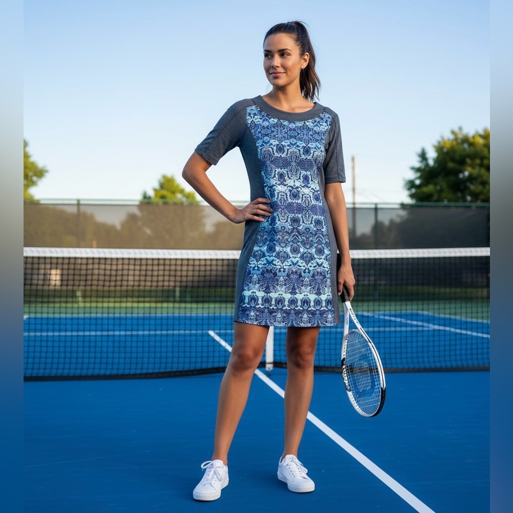 Title Nine Paisley Athletic Dress Tennis Golf